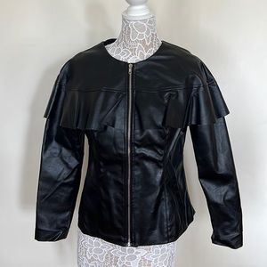 Faux Black Jacket NWOT